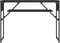 vidaXL - Wandtafel - met - schap - 105x30x75 - cm - bewerkt - hout - zwart