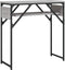 vidaXL - Wandtafel - met - schap - 75x30x75 - cm - bewerkt - hout - grijs - sonoma