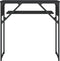 vidaXL - Wandtafel - met - schap - 75x30x75 - cm - bewerkt - hout - zwart