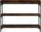 vidaXL - Wandtafel - met - schappen - 100x30x80 - cm - gerookt - eikenkleurig