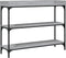 vidaXL - Wandtafel - met - schappen - 100x30x80 - cm - grijs - sonoma - eikenkleurig