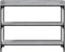 vidaXL - Wandtafel - met - schappen - 100x30x80 - cm - grijs - sonoma - eikenkleurig