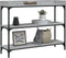 vidaXL - Wandtafel - met - schappen - 100x30x80 - cm - grijs - sonoma - eikenkleurig