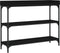 vidaXL - Wandtafel - met - schappen - 100x30x80 - cm - zwart