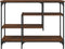 vidaXL - Wandtafel - met - schappen - 100x35x75 - cm - bruin - eikenkleur