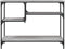 vidaXL - Wandtafel - met - schappen - 100x35x75 - cm - grijs - sonoma - eikenkleurig