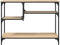 vidaXL - Wandtafel - met - schappen - 100x35x75 - cm - sonoma - eikenkleurig