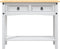 vidaXL - Wandtafel - Mexicaans - grenenhout - Corona-stijl - 90x34,5x73 - cm - wit