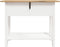 vidaXL - Wandtafel - Mexicaans - grenenhout - Corona-stijl - 90x34,5x73 - cm - wit