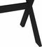 vidaXL - Wandtafel - NOAIN - X-vormige - poten - 120x30x75 - cm - massief - hout