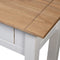 vidaXL - Wandtafel - Panama - Range - 110x40x72 - cm - massief - grenenhout - wit