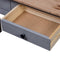 vidaXL - Wandtafel - Panama - Range - 110x40x72 - cm - massief - grenenhout - grijs