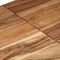 vidaXL - Wandtafel - roestvrij - staal - en - massief - acaciahout - zilverkleurig