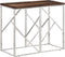 vidaXL - Wandtafel - roestvrij - staal - en - massief - bielshout - zilverkleurig