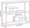 vidaXL - Wandtafel - roestvrij - staal - en - massief - bielshout - goudkleurig