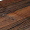 vidaXL - Wandtafel - roestvrij - staal - en - massief - bielshout - goudkleurig