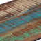 vidaXL - Wandtafel - roestvrij - staal - en - massief - gerecycled - hout - zilver