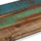 vidaXL - Wandtafel - roestvrij - staal - en - massief - gerecycled - hout - zilver