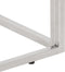 vidaXL - Wandtafel - roestvrijstaal - en - gehard - glas - zilverkleurig