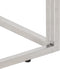 vidaXL - Wandtafel - roestvrijstaal - en - gehard - glas - zilverkleurig