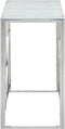 vidaXL - Wandtafel - roestvrijstaal - en - gehard - glas - zilverkleurig