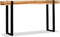 vidaXL - Wandtafel - verstelbaar - massief - gerecycled - hout