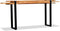 vidaXL - Wandtafel - verstelbaar - massief - gerecycled - hout