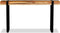 vidaXL - Wandtafel - verstelbaar - massief - gerecycled - hout