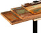 vidaXL - Wandtafel - verstelbaar - massief - gerecycled - hout