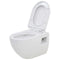 vidaXL - Wandtoilet - keramiek - wit