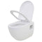 vidaXL - Wandtoilet - keramiek - wit