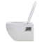 vidaXL - Wandtoilet - keramiek - wit
