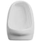 vidaXL - Wandurinoir - met - spoelklep - keramiek - wit