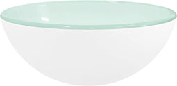 vidaXL - Wasbak - 30x12 - cm - gehard - glas - wit
