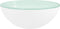 vidaXL - Wasbak - 30x12 - cm - gehard - glas - wit