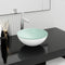 vidaXL - Wasbak - 30x12 - cm - gehard - glas - wit