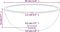 vidaXL - Wasbak - 30x12 - cm - gehard - glas - wit