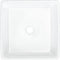 vidaXL - Wasbak - 37x37x13 - cm - vierkant - keramiek - wit