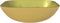 vidaXL - Wasbak - 42x42x14 - cm - glas - goudkleurig