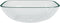 vidaXL - Wasbak - 42x42x14 - cm - glas - goudkleurig