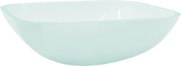 vidaXL - Wasbak - 42x42x14 - cm - glas - mat