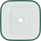 vidaXL - Wasbak - 42x42x14 - cm - glas - mat