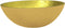 vidaXL - Wasbak - 50x37x14 - cm - glas - goudkleurig