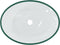 vidaXL - Wasbak - 50x37x14 - cm - glas - goudkleurig