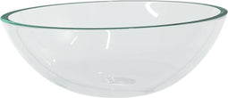 vidaXL - Wasbak - 50x37x14 - cm - glas - transparant