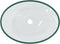vidaXL - Wasbak - 50x37x14 - cm - glas - transparant