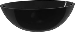 vidaXL - Wasbak - 50x37x14 - cm - glas - zwart