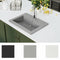 vidaXL - Wasbak - 600x450x120 - mm - graniet - grijs