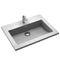 vidaXL - Wasbak - 600x450x120 - mm - graniet - grijs