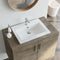 vidaXL - Wasbak - 600x450x120 - mm - graniet - wit